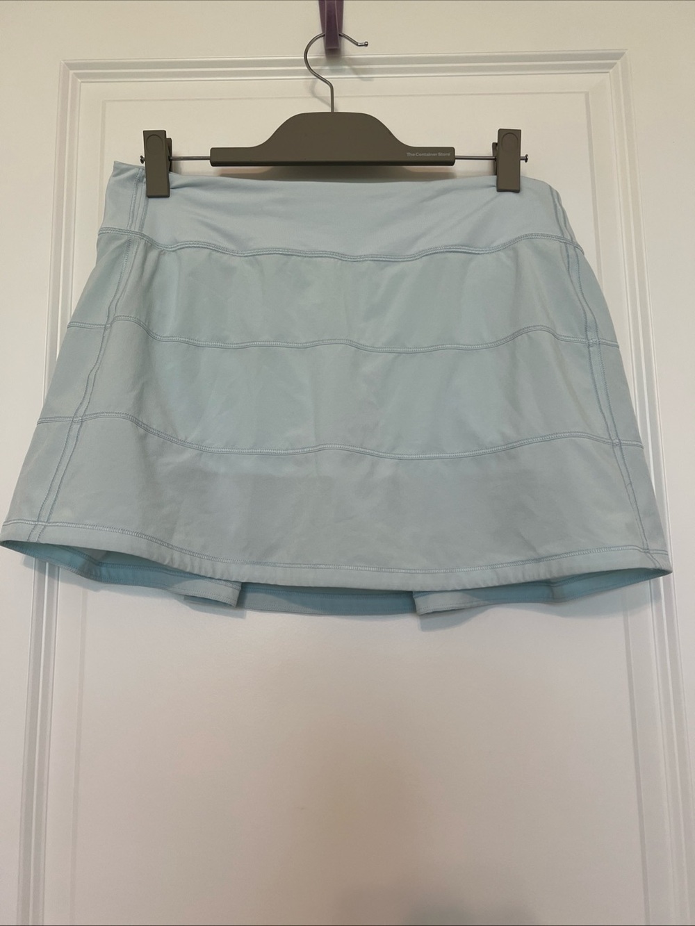 Lululemon athletic Light Blue Women’s Active Skort built in shorts sz.10 GREAT